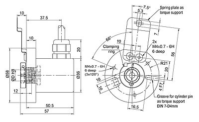Drawing encoder WDGP 58E L3