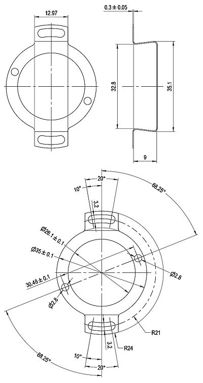 Federblech Torque Support WDGDS10021