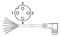 KIA467 Drehgeber Kabeldose