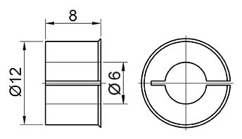 Z WDGHA1206 encoder adapter sleeve